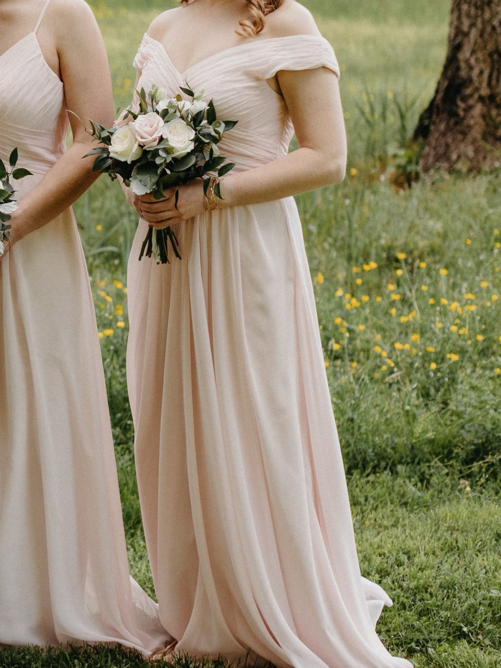 Azazie Audrianna Blushing Pink Gown